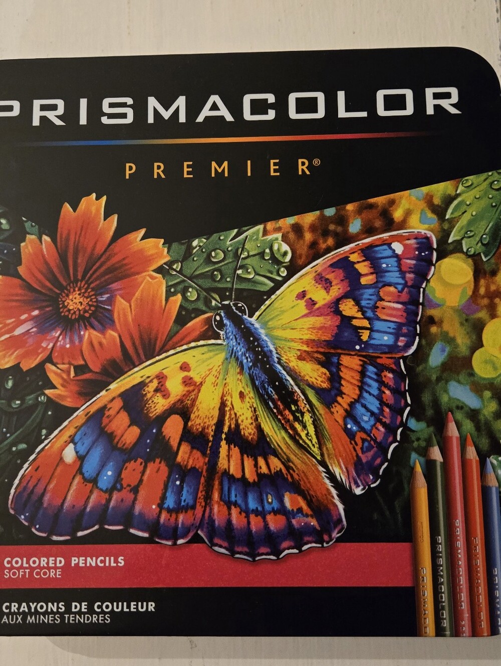 Prismacolor Premier 72 Colored Pencils Set Soft Core NEW w Tin 3599TN
